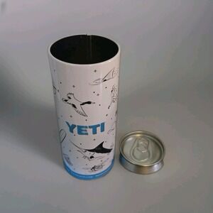 New Yeti Slim Stash Can 12 oz Storage Canister‎ Collectible with Sticker